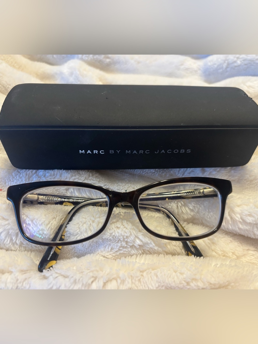 Marc By Marc Jacobs Black Branded Eyewear Case
